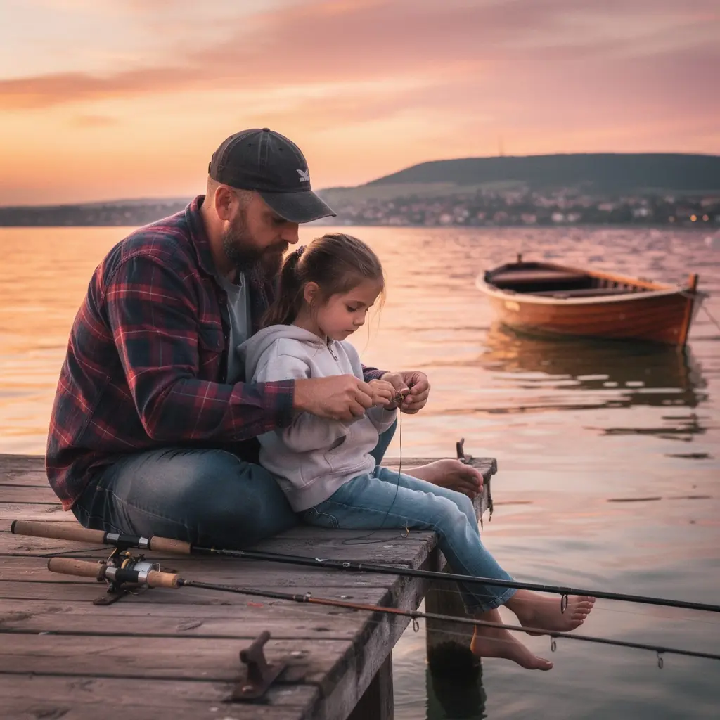 Horgászáshoz használt különféle csalik és csalifogások.